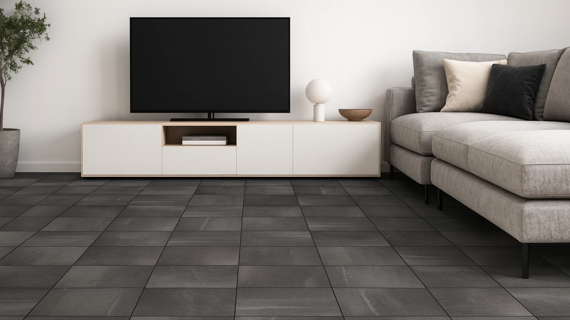 Crust ceramic flooring