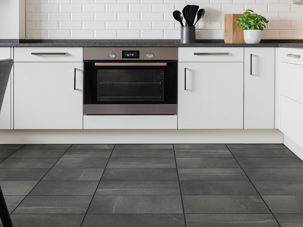 Crust ceramic flooring