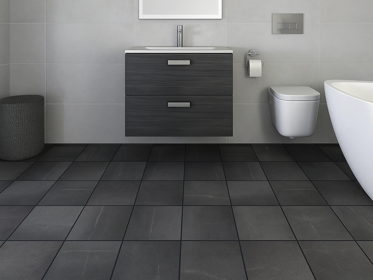 Crust ceramic flooring