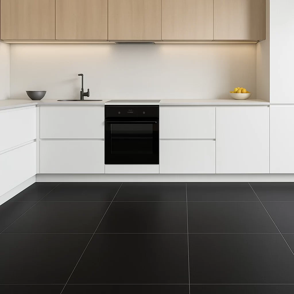 Galaxy Black ceramic floor tile