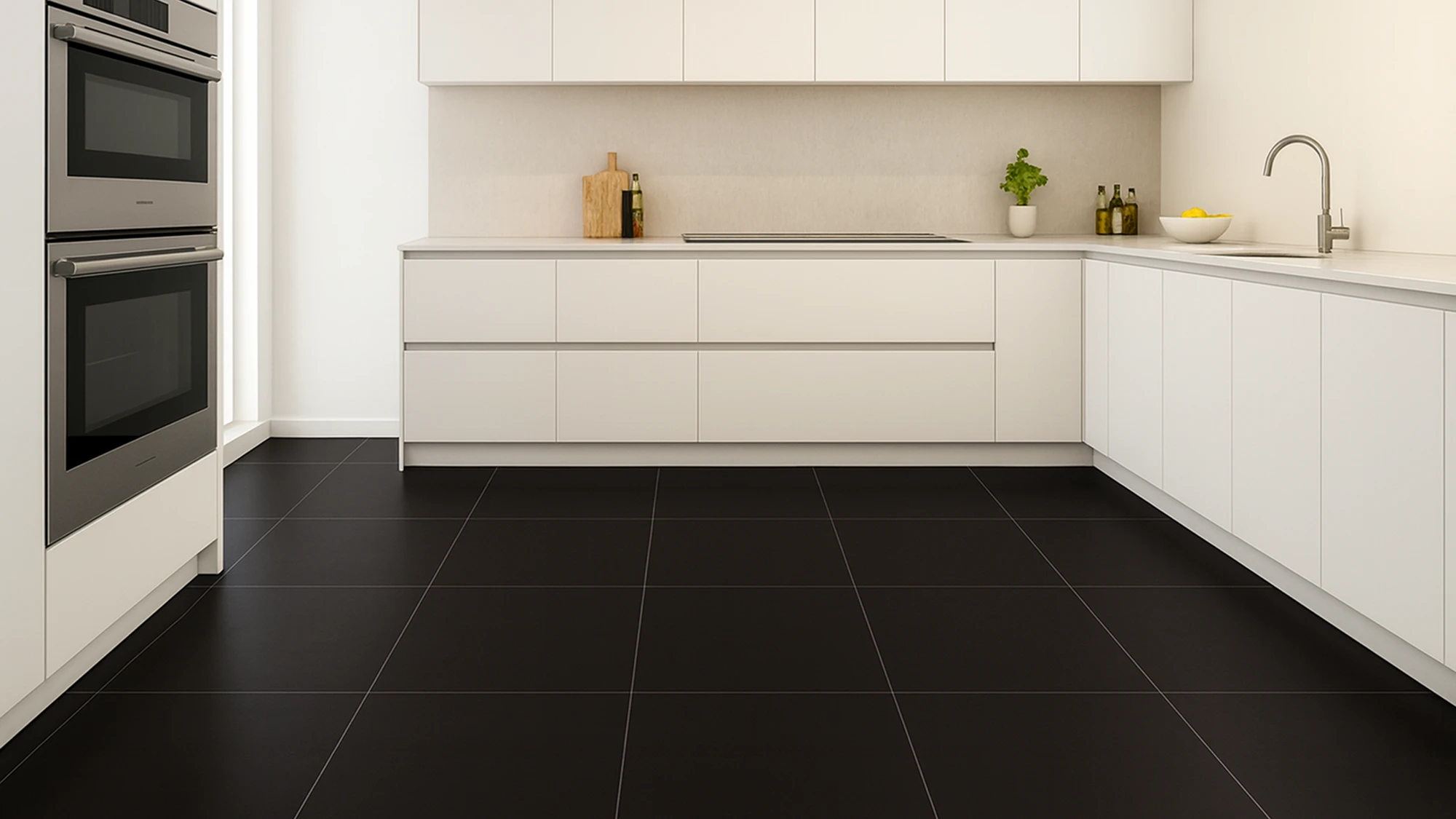 Galaxy Black ceramic floor tile