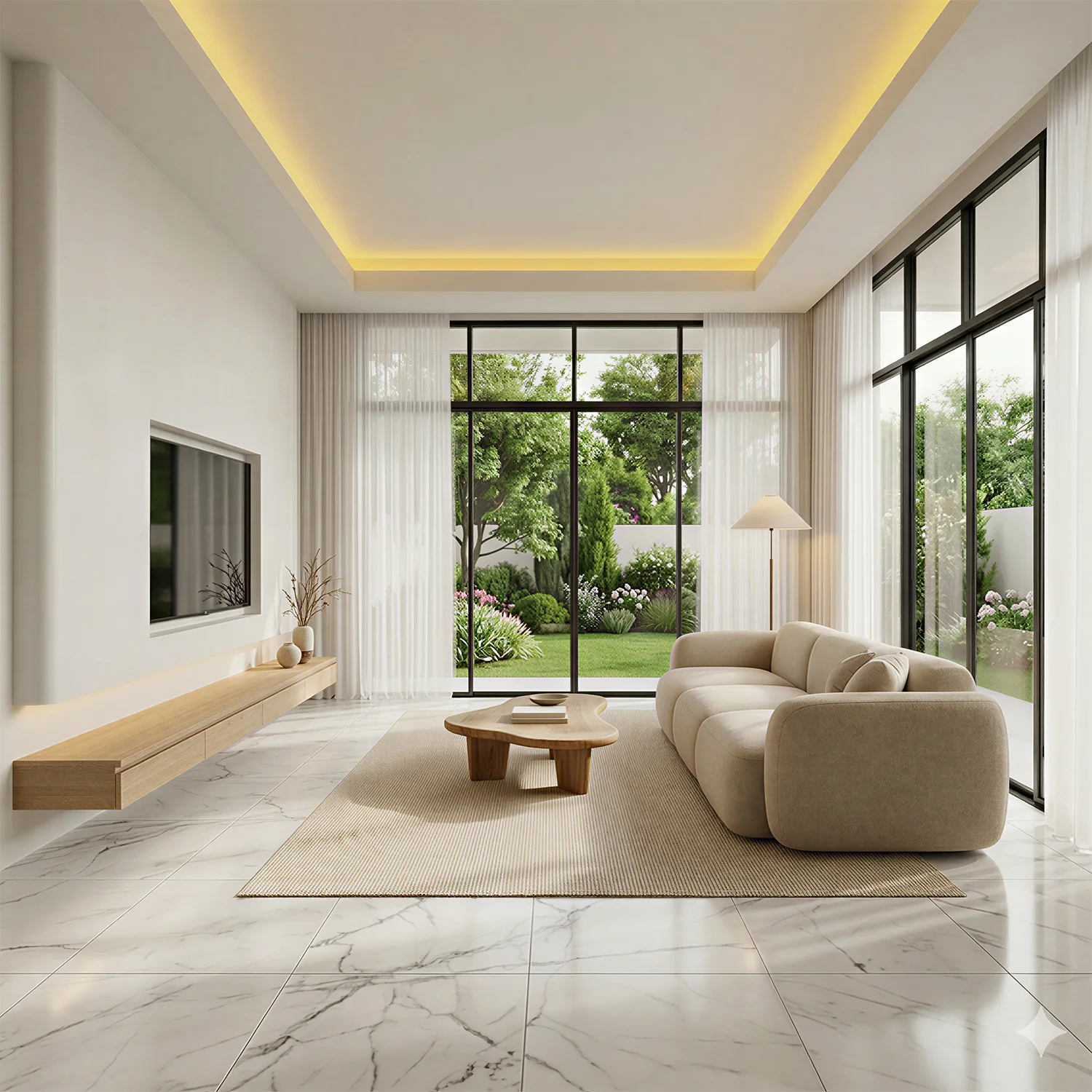 Monoserra Lagom white ceramic tiles