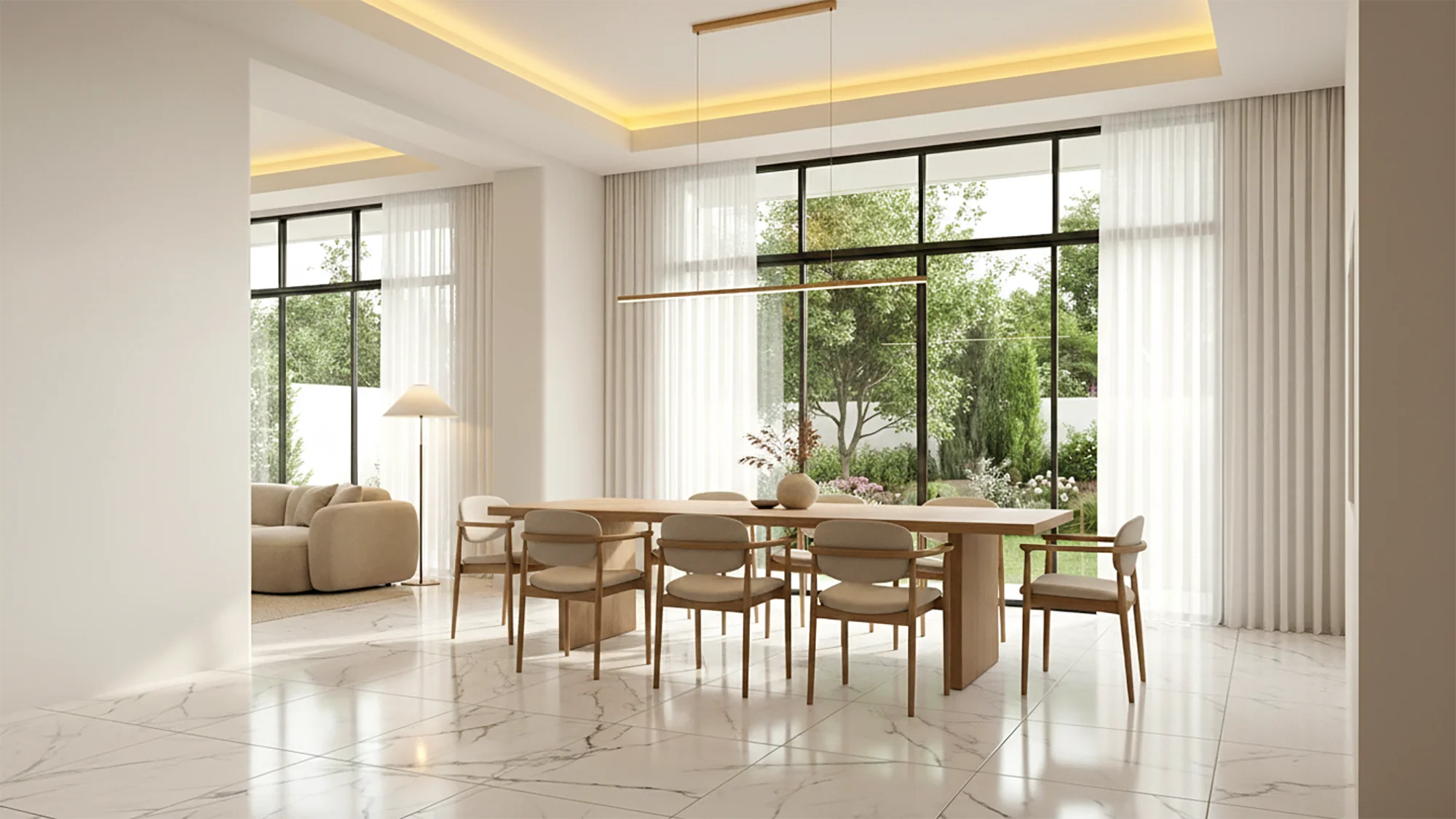 Monoserra Lagom white ceramic tiles