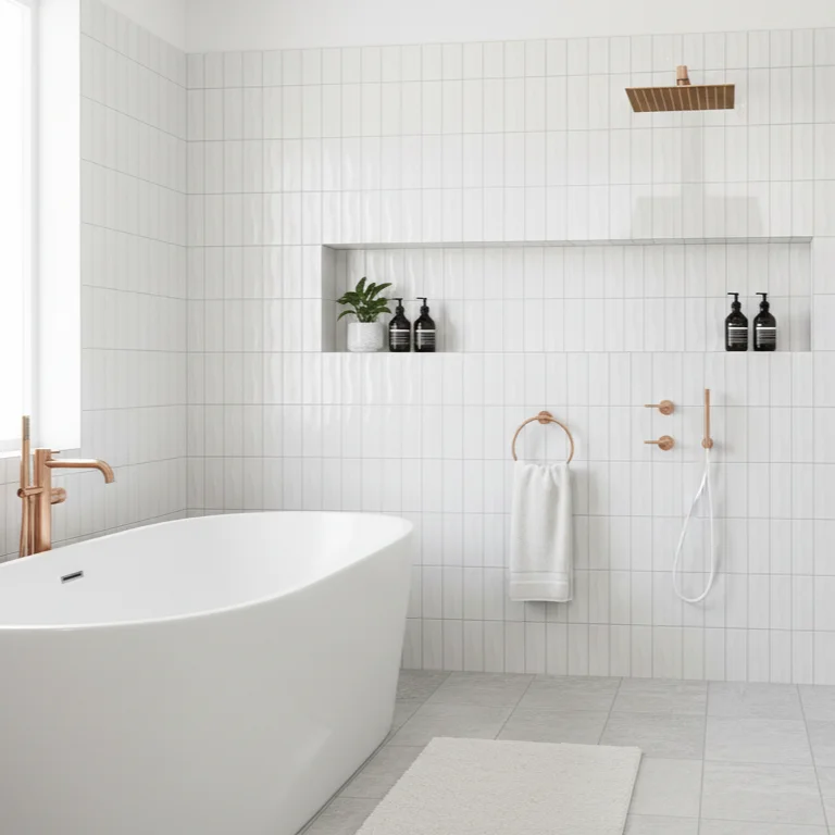 Monoserra White Wall ceramic tiles