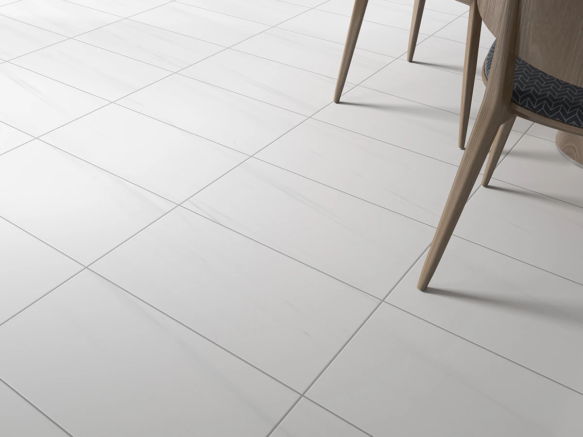Dolomite ceramic tile flooring